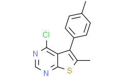 4-CHLORO-6-METHYL-5-(4-METHYLPHENYL)THIENO[2,3-D]PYRIMIDINE