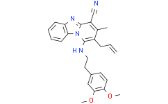 2-allyl-1-((3,4-dimethoxyphenethyl)amino)-3-methylbenzo[4,5]imidazo[1,2-a]pyridine-4-carbonitrile