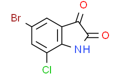5-溴-7-氯吲哚啉-2,3-二酮