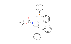(2S， 4S)-4-二苯基膦-2-(二苯基膦甲基)-1-特丁氧羰基吡咯烷,97%