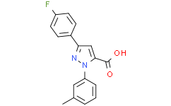 3-(4-FLUOROPHENYL)-1-M-TOLYL-1H-PYRAZOLE-5-CARBOXYLIC ACID