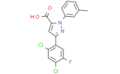 3-(2,4-DICHLORO-5-FLUOROPHENYL)-1-M-TOLYL-1H-PYRAZOLE-5-CARBOXYLIC ACID