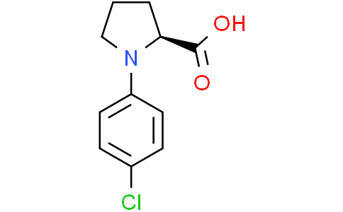 (2S)-1-(4-chlorophenyl)pyrrolidine-2-carboxylic acid