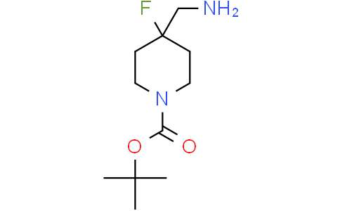 tert-butyl 4-(aminomethyl)-4-fluoropiperidine-1-carboxylate
