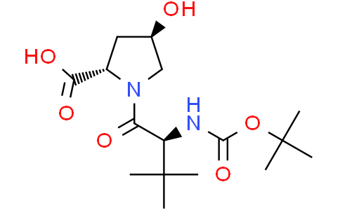 (2S,4R)-1-[(2S)-2-(tert-butoxycarbonylamino)-3,3-dimethyl-butanoyl]-4-hydroxy-pyrrolidine-2-carboxylic acid