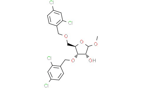 (3R,4S,5R)-4-[(2,4-dichlorophenyl)methoxy]-5-[(2,4-dichlorophenyl)methoxymethyl]-2-methoxy-tetrahydrofuran-3-ol