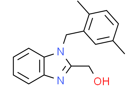 (1-(2,5-Dimethylbenzyl)-1H-benzo[d]imidazol-2-yl)methanolCas:637324-45-9