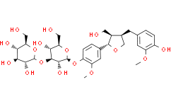 (+)--落叶松脂醇 4'-O-葡萄糖-(1→3)-beta-D-葡萄糖苷