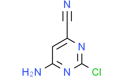 6-amino-2-chloro-pyrimidine-4-carbonitrile