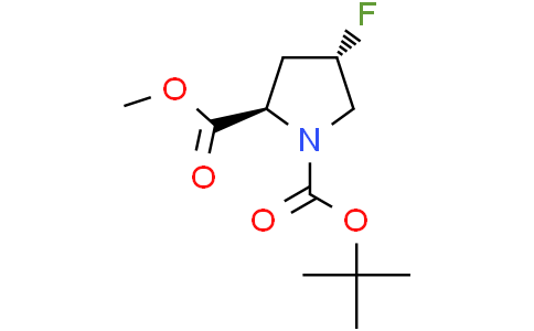 1-tert-butyl-2-methyl (2R,4S)-4-fluoropyrrolidine-1,2-dicarboxylate