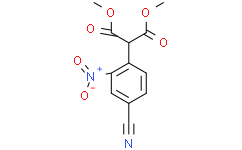 二甲基-2-(4-氰基-2-硝基苯基)丙二酸