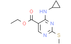 Ethyl 4-(cyclopropylamino)-2-(methylthio)-pyrimidine-5-carboxylate