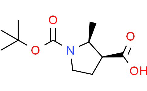 (2S,3S)-1-[(tert-butoxy)carbonyl]-2-methylpyrrolidine-3-carboxylic acid