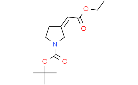 tert-butyl-3-(2-ethoxy-2-oxoethylidene)pyrrolidine-1-carboxylate