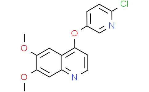 4-[(6-chloro-3-pyridyl)oxy]-6,7-dimethoxy-quinoline