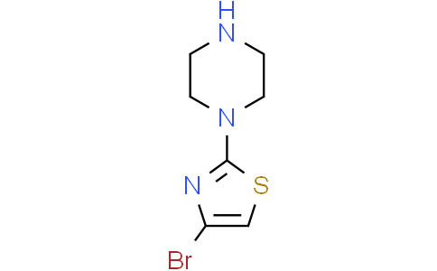 4-bromo-2-(piperazin-1-yl)thiazole