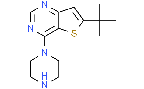 6-tert-butyl-4-piperazin-1-yl-thieno[3,2-d]pyrimidine