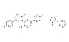 （+）-尼古丁二对甲苯甲酰基D-酒石酸盐