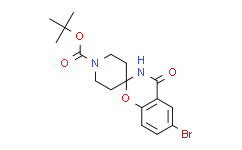 叔-丁基 6-溴-4-羰基-3，4-二氢-1'H-螺[1，3-苯并恶嗪-2，4'-哌啶]-1'-羧酸酯,95%