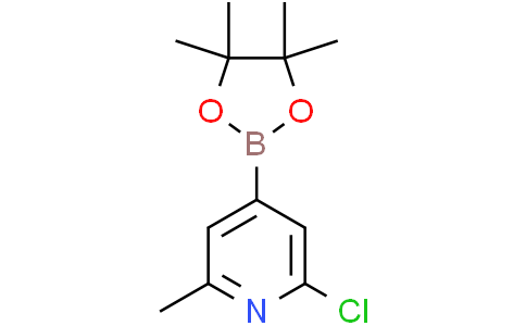 2-chloro-6-methyl-4-(4,4,5,5-tetramethyl-1,3,2-dioxaborolan-2-yl)pyridine