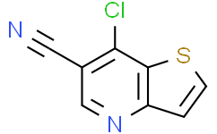 7-氯噻吩并[3，2-b]吡啶-6-甲腈,≥97%