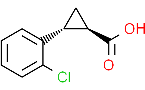 trans-2-(2-chlorophenyl)cyclopropane-1-carboxylic acid