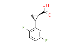 反式-2-（2，5-二氟苯基）环丙烷-1-羧酸,98%