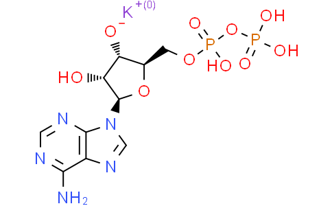 ((2R,3S,4R,5R)-5-(6-Amino-9H-purin-9-yl)-3,4-dihydroxytetrahydrofuran-2-yl)methyl trihydrogen diphosphate monopotassium saltCas:70285-70-0
