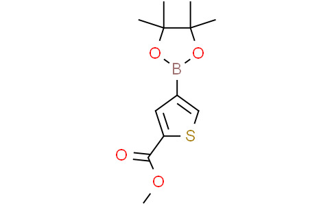 methyl 4-(4,4,5,5-tetramethyl-1,3,2-dioxaborolan-2-yl)thiophene-2-carboxylate