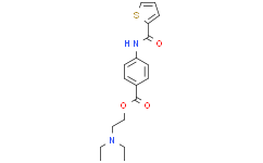 2-(二乙基氨基)乙基-4-(噻吩-2-甲酰氨基)苯甲酸酯