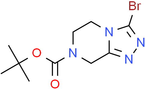 tert-butyl 3-bromo-5H,6H,7H,8H-[1,2,4]triazolo[4,3-a]pyrazine-7-carboxylate