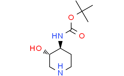 tert-Butyl ((3S,4S)-3-hydroxypiperidin-4-yl)carbamateCas:724788-22-1