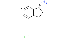 (R)-6-氟-2，3-二氢-1H-茚-1-胺盐酸盐,97%