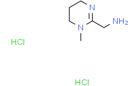 (1-Methyl-1,4,5,6-tetrahydropyrimidin-2-yl)methanamine dihydrochlorideCas:73706-72-6