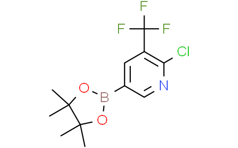 2-chloro-5-(4,4,5,5-tetramethyl-1,3,2-dioxaborolan-2-yl)-3-(trifluoromethyl)pyridine