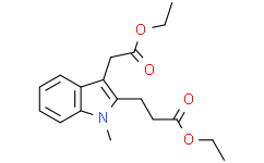 3-(3-(2-乙氧基-2-氧代乙基)-1-甲基-1H-吲哚-2-基)丙酸乙酯