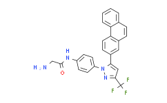 2-氨基-N-[4-[5-(2-菲基)-3-(三氟甲基)-1H-吡唑-1-基]苯基]乙酰胺