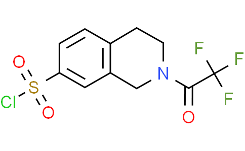 2-(2,2,2-trifluoroacetyl)-1,2,3,4-tetrahydroisoquinoline-7-sulfonyl chloride