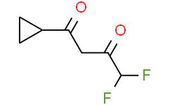 1-Cyclopropyl-4,4-difluorobutane-1,3-dione