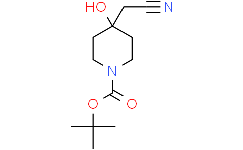 tert-butyl 4-(cyanomethyl)-4-hydroxy-piperidine-1-carboxylate