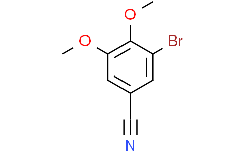 3-溴-4,5-二甲氧基苯甲腈