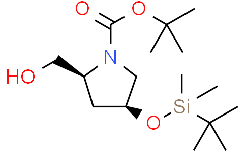 tert-butyl (2S,4S)-4-[tert-butyl(dimethyl)silyl]oxy-2-(hydroxymethyl)pyrrolidine-1-carboxylate