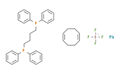 1，4 -双(二苯基膦)丁烷(1，5环辛二烯)铑(I)四氟,98%
