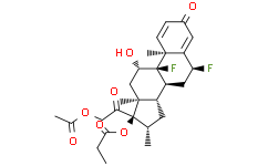 (6S,8S,9R,10S,11S,13S,14S,16S,17R)-17-(2-乙酰氧乙酰基)-6,9-二氟-11-羟基-10,13,16-三甲基-3-氧代-6,7,8,9,10,11,12, 13,14,15,16,17-十二氢-3H-环戊并[a]菲-17-基丙酸酯 (卤倍他索丙酸酯杂质)