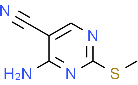 4-amino-2-(methylsulfanyl)pyrimidine-5-carbonitrile