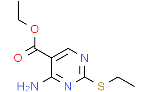 4-氨基-2-(乙硫基)嘧啶-5-羧酸乙酯，97%