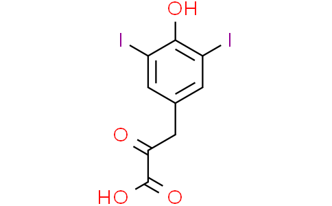 3,5-二碘-4-羟基苯基丙酮酸，95%