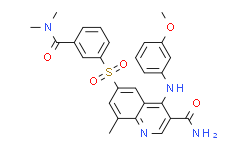 6-[[3-[(二甲基氨基)羰基]苯基]磺酰]-4-[(3-甲氧基苯基)氨基]-8-甲基-3-喹啉甲酰胺