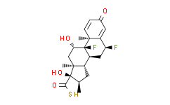 (6A，11B，16A，17A)-6，9-二氟-11，17-二羟基-16-甲基-3-氧代雄甾-1，4-二烯-17-硫代羧酸,95%