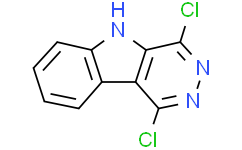 1，4-Dichloro-5H-pyridazino[4，5-b]indole